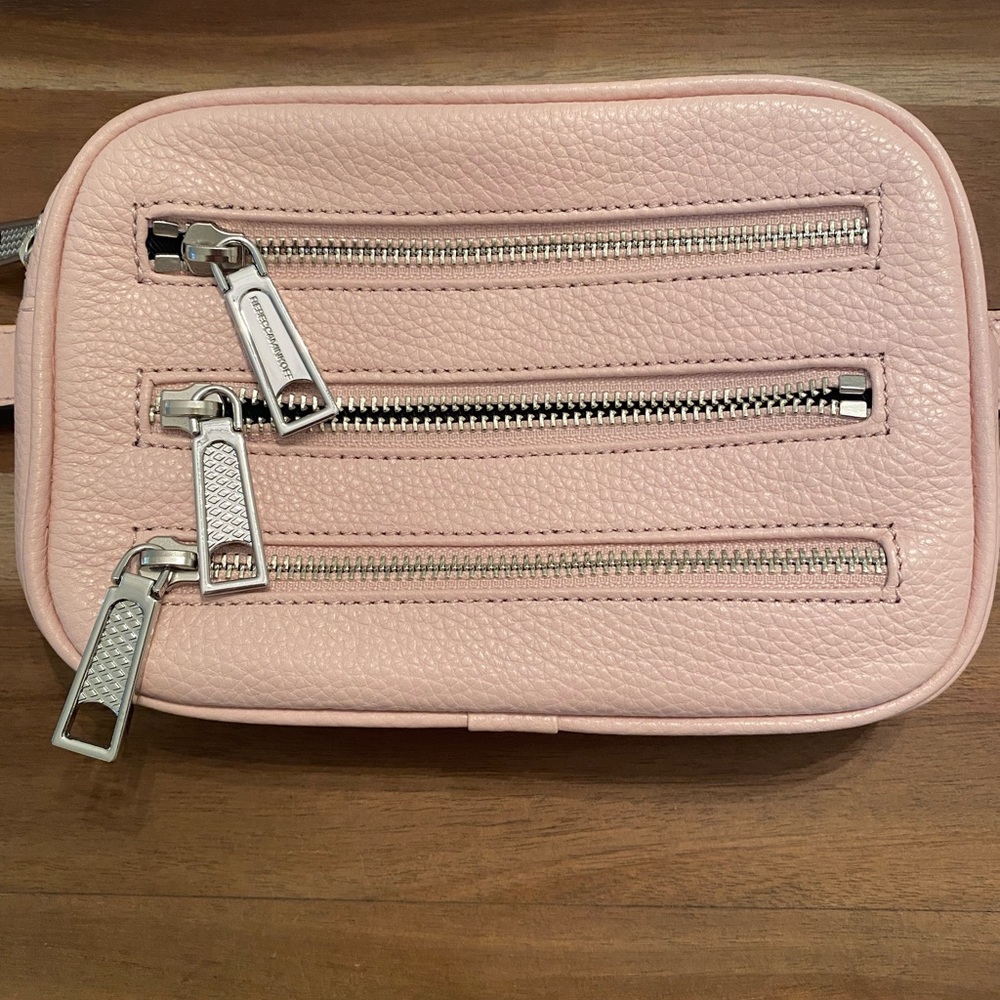 Blush 3 Zip Rebecca Minkoff Belt Bag